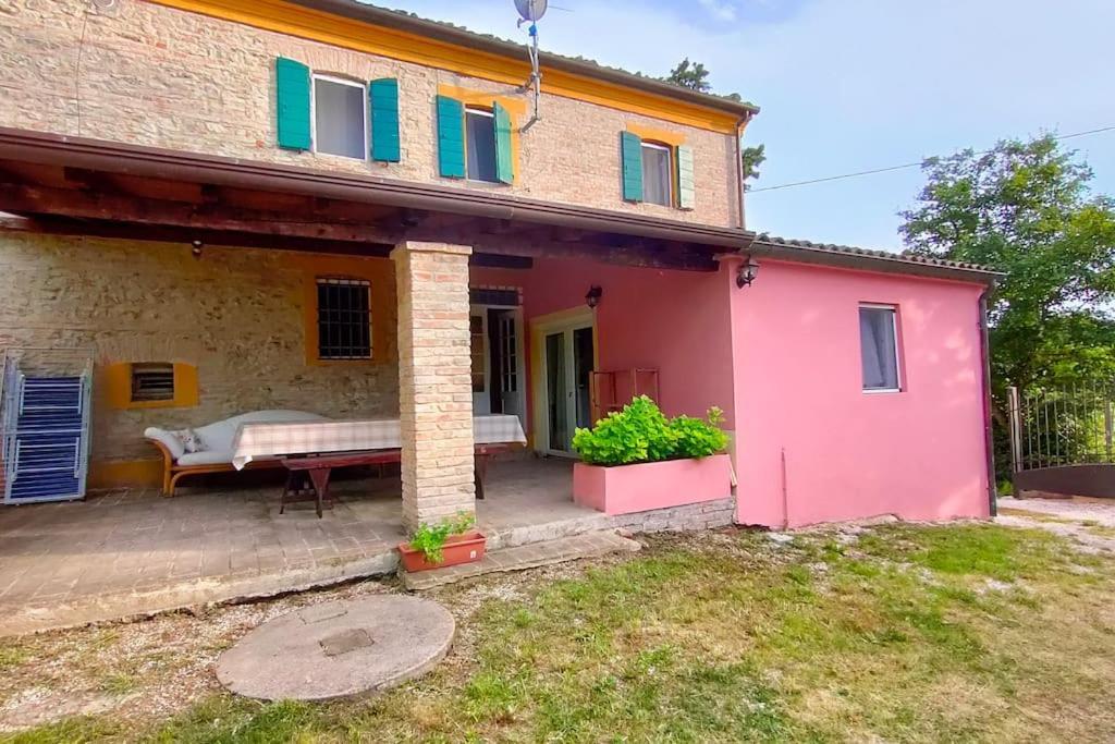 Villa Casale San Teodoro - Mondaino Rn Exterior foto