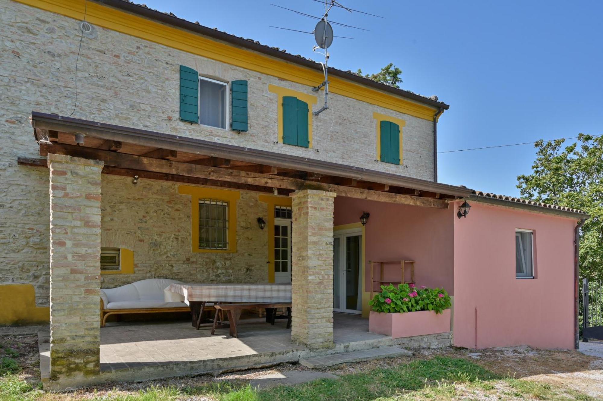 Villa Casale San Teodoro - Mondaino Rn Exterior foto